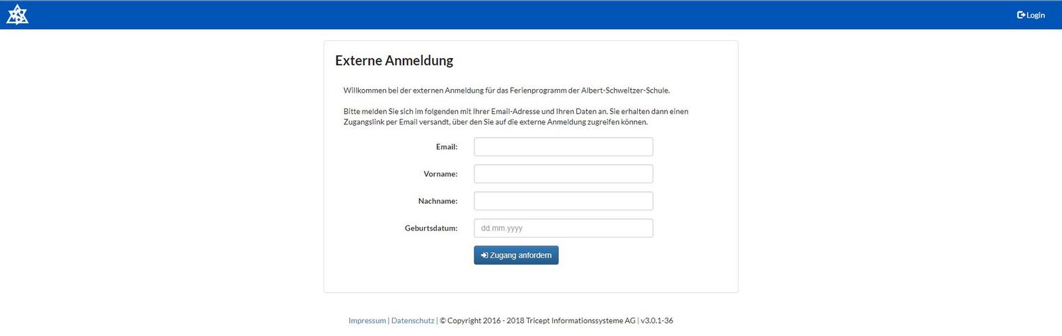 Ferienanmeldung jetzt auch für Schüler ohne Ganztagsschulbetreuung möglich – neues Feature der Software ONLINE-GANZTAGSSCHULE.DE